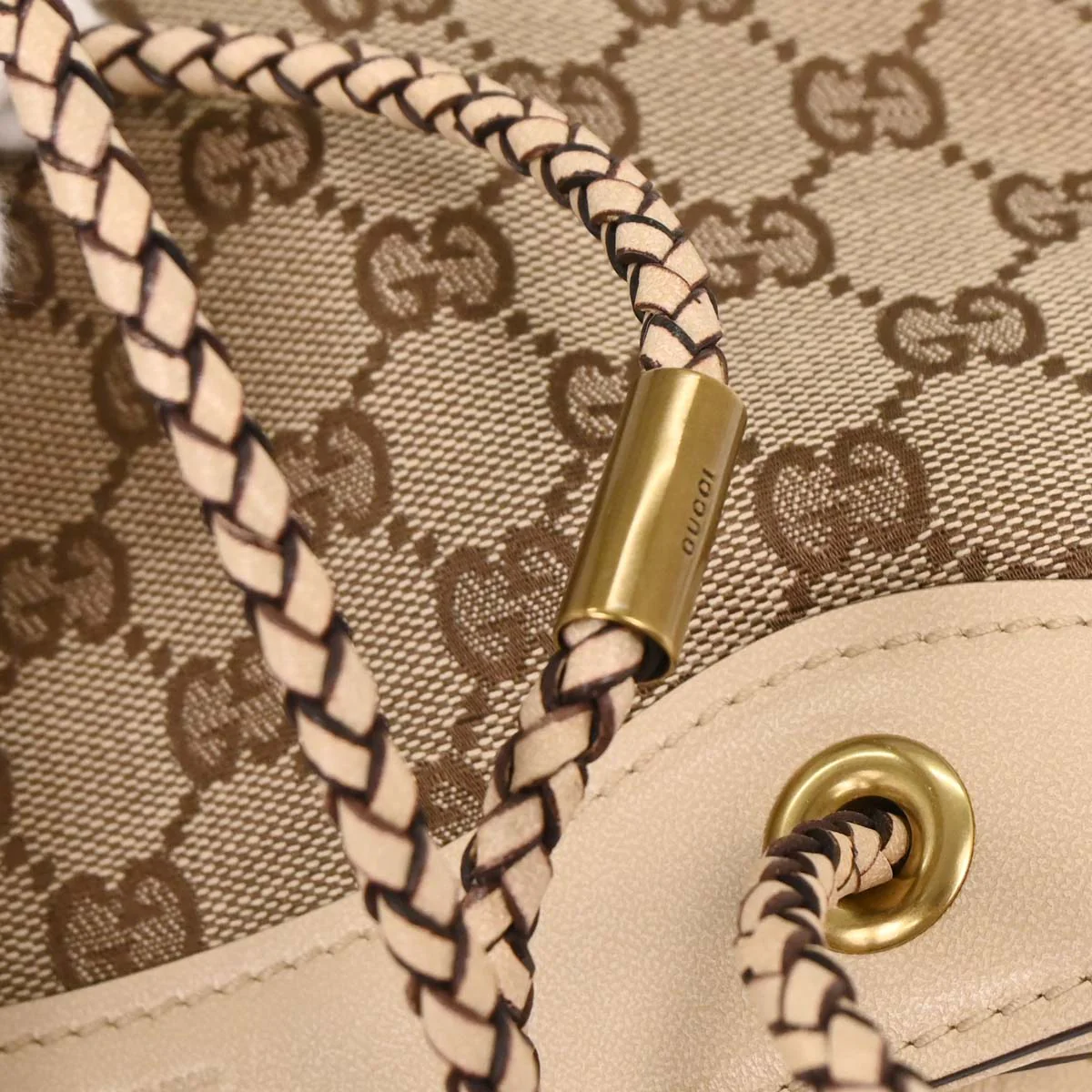 Gucci Beige GG Tote Handbag - Image 5