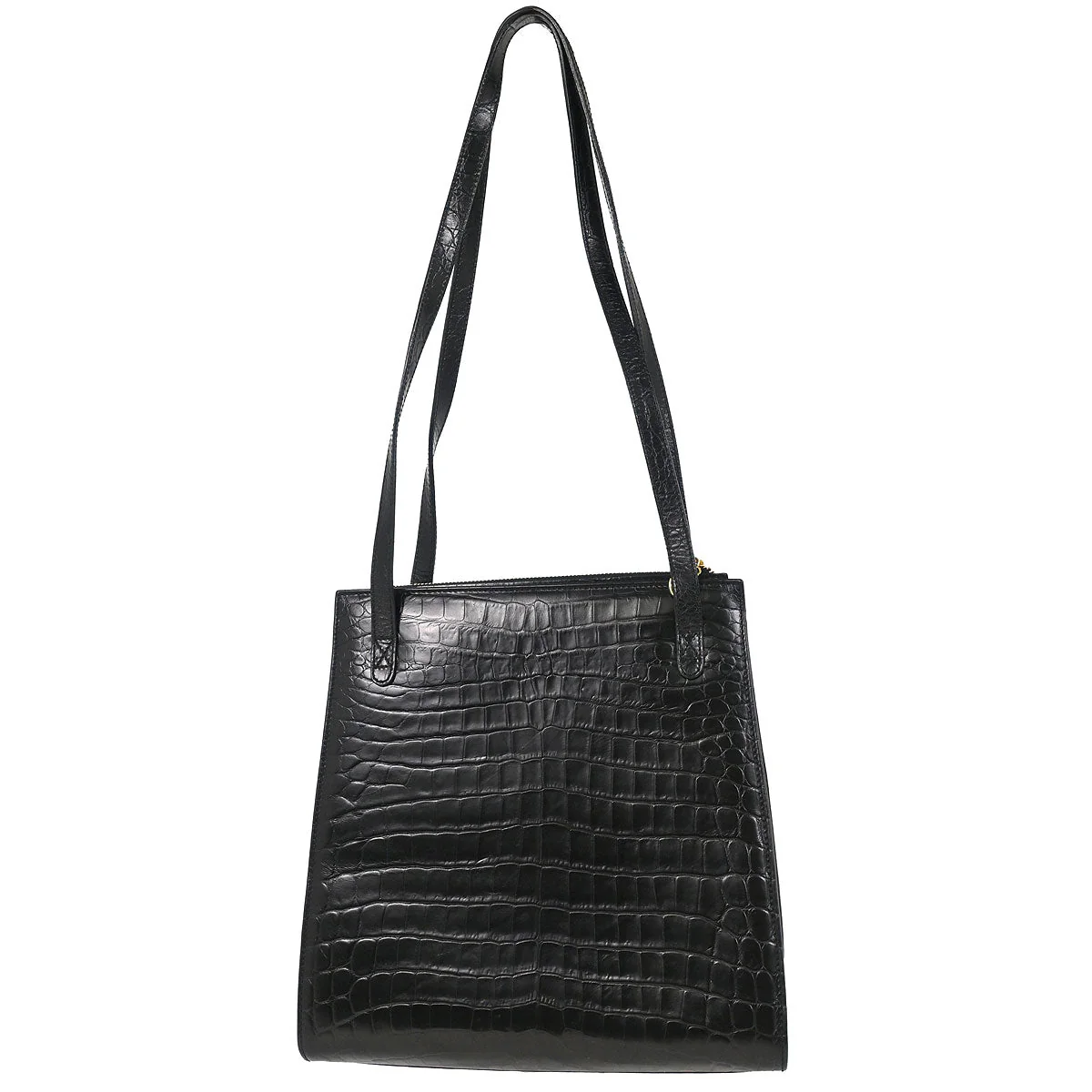 Salvatore Ferragamo * Black Gancini Shoulder Bag - Image 2