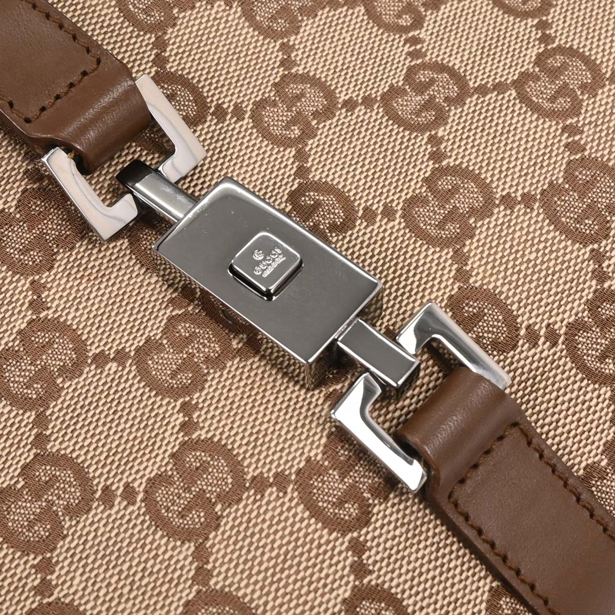 Gucci Beige GG Jackie Handbag - Image 5