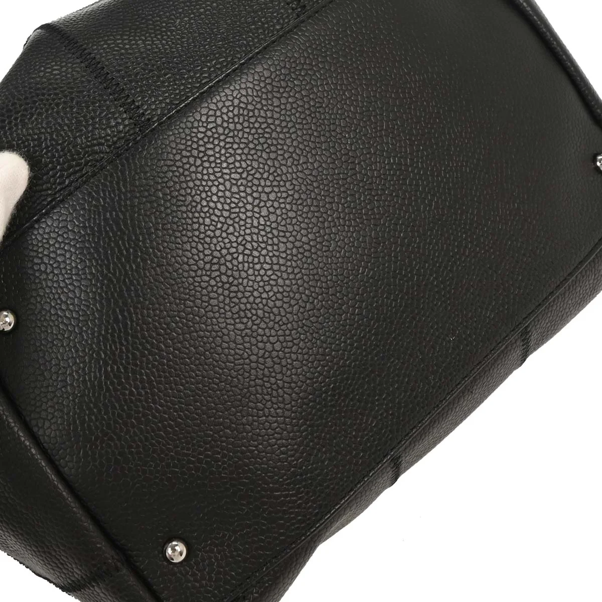 Chanel 2004-2005 Black Caviar Choco Bar Handbag - Image 3