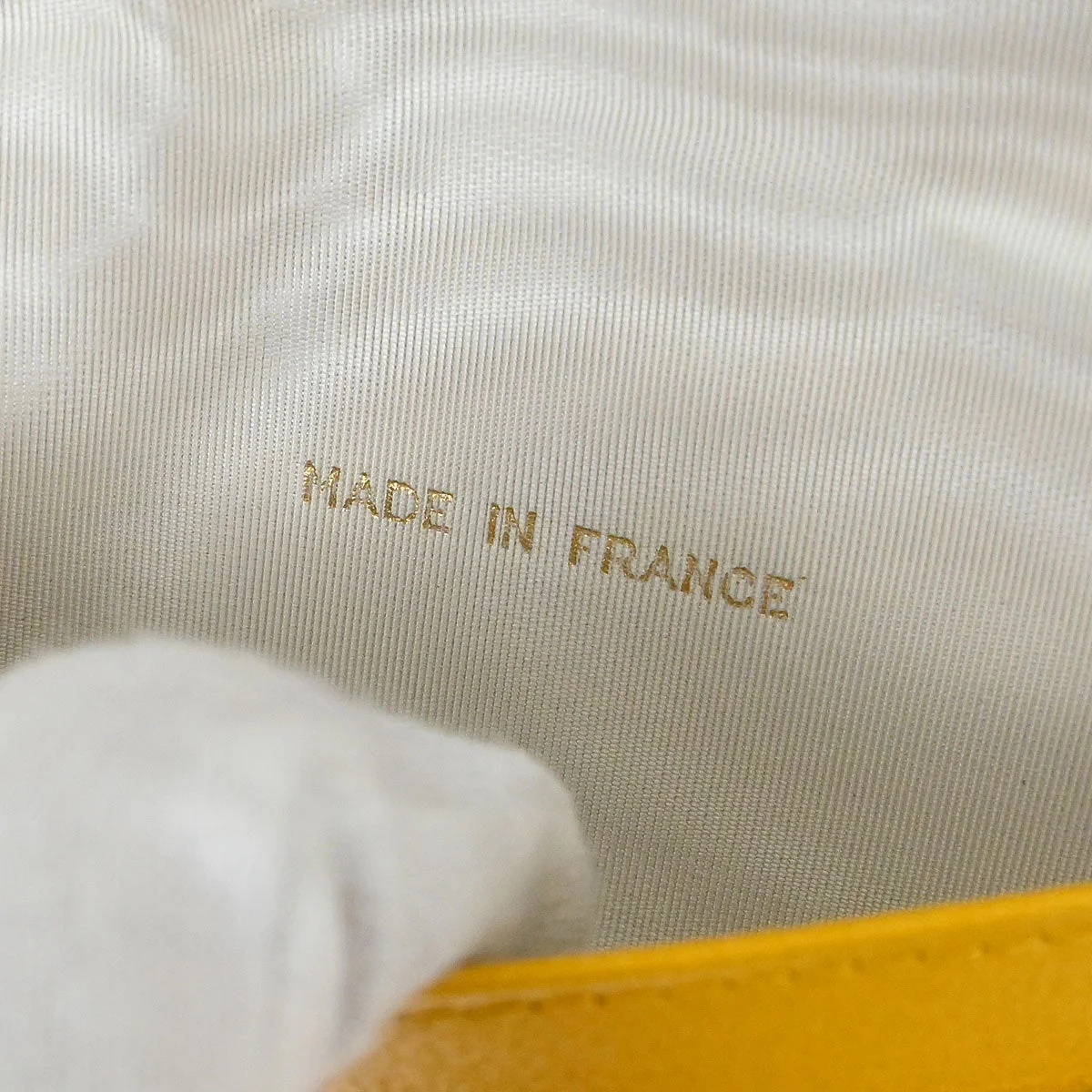 Chanel Yellow Calfskin Cardholder Small Good - Image 6
