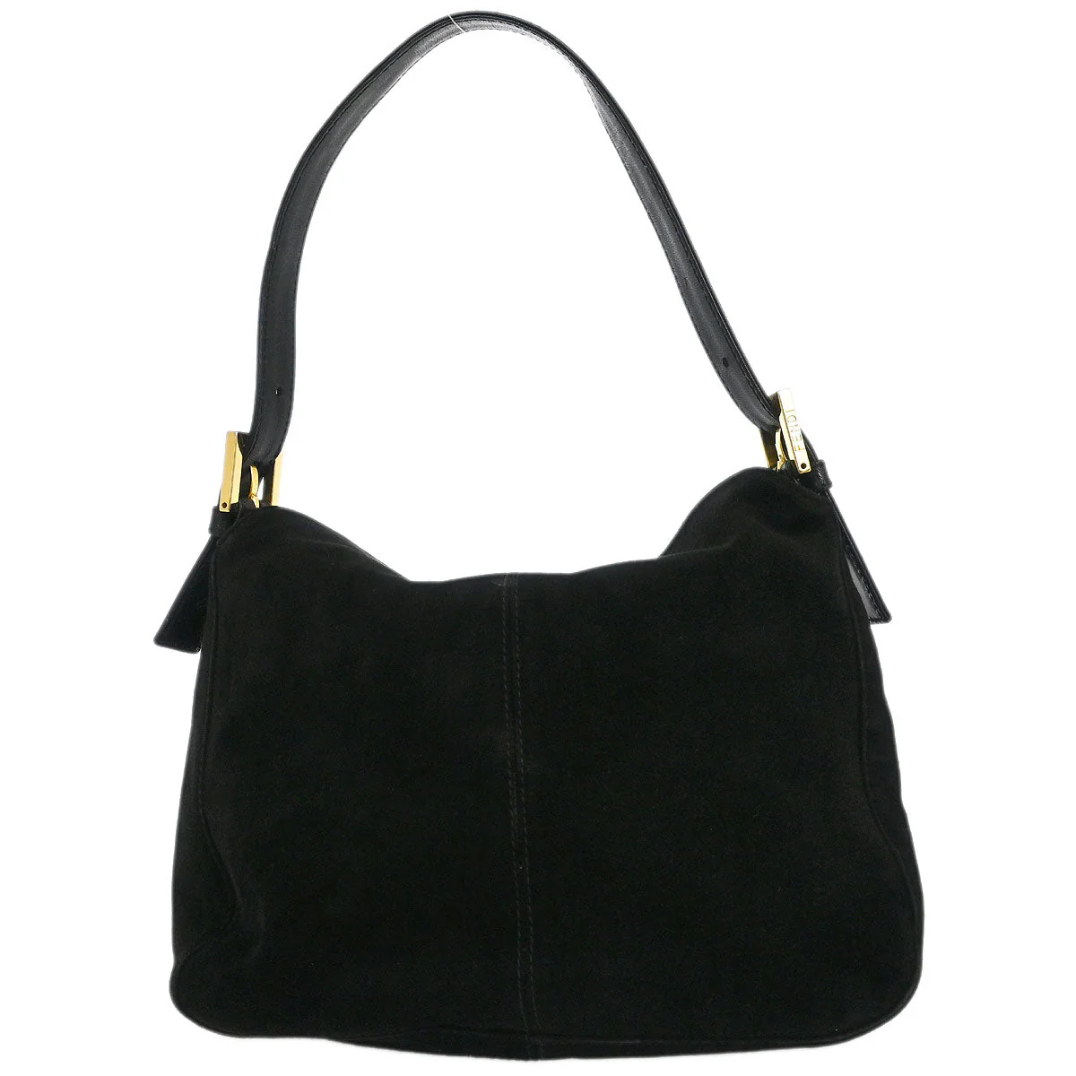 Fendi Black Suede Handbag - Image 2