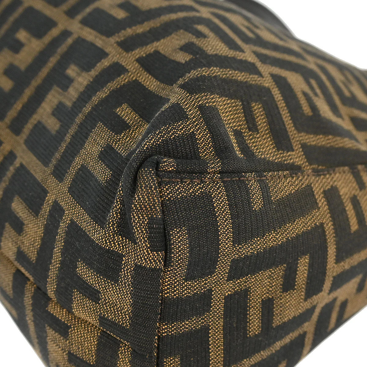 Fendi Brown Zucca Handbag - Image 4
