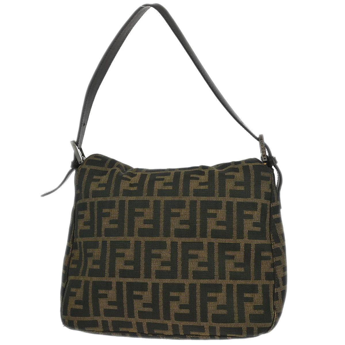 Fendi Brown Canvas Zucca Handbag - Image 2