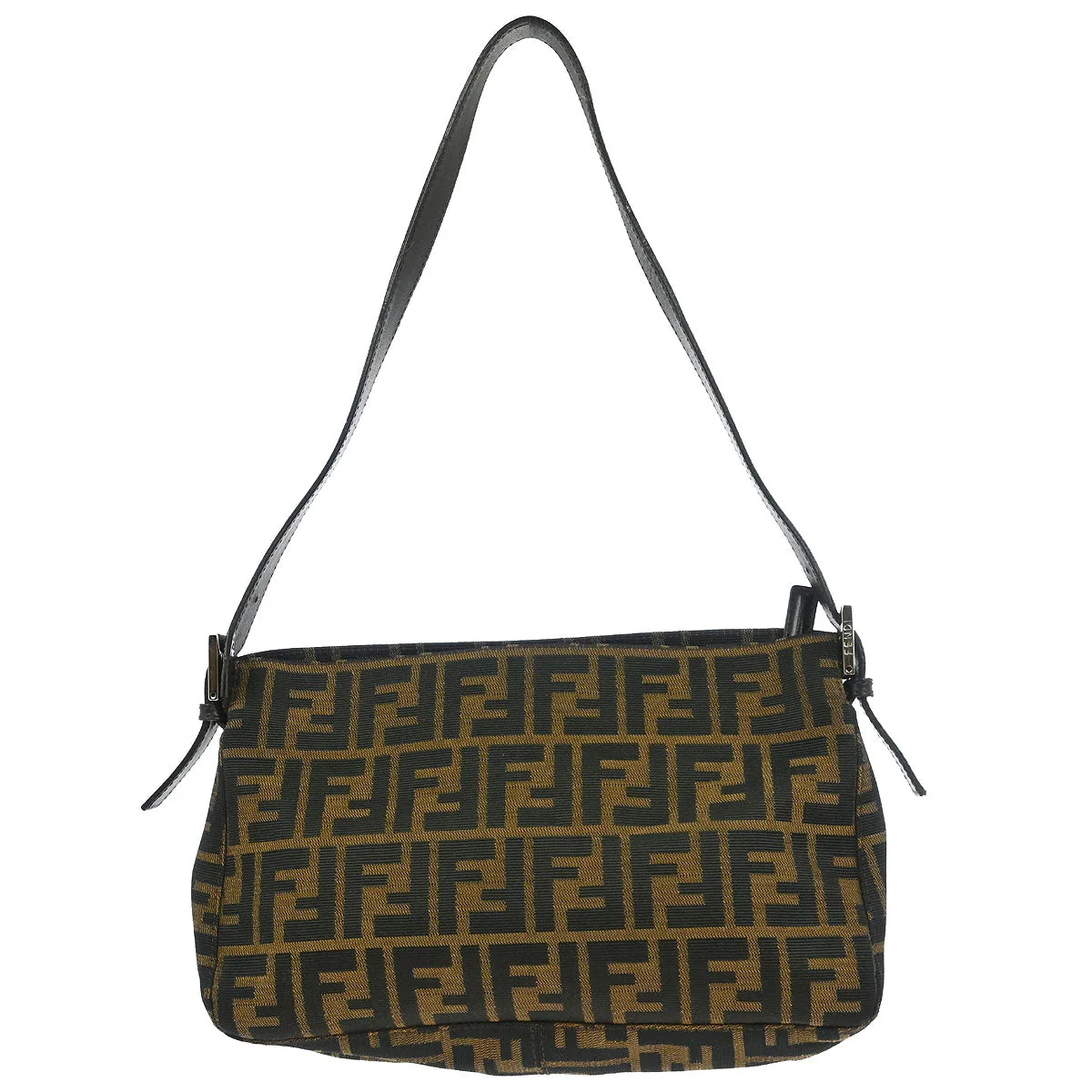 Fendi Brown Canvas Zucca Handbag - Image 2