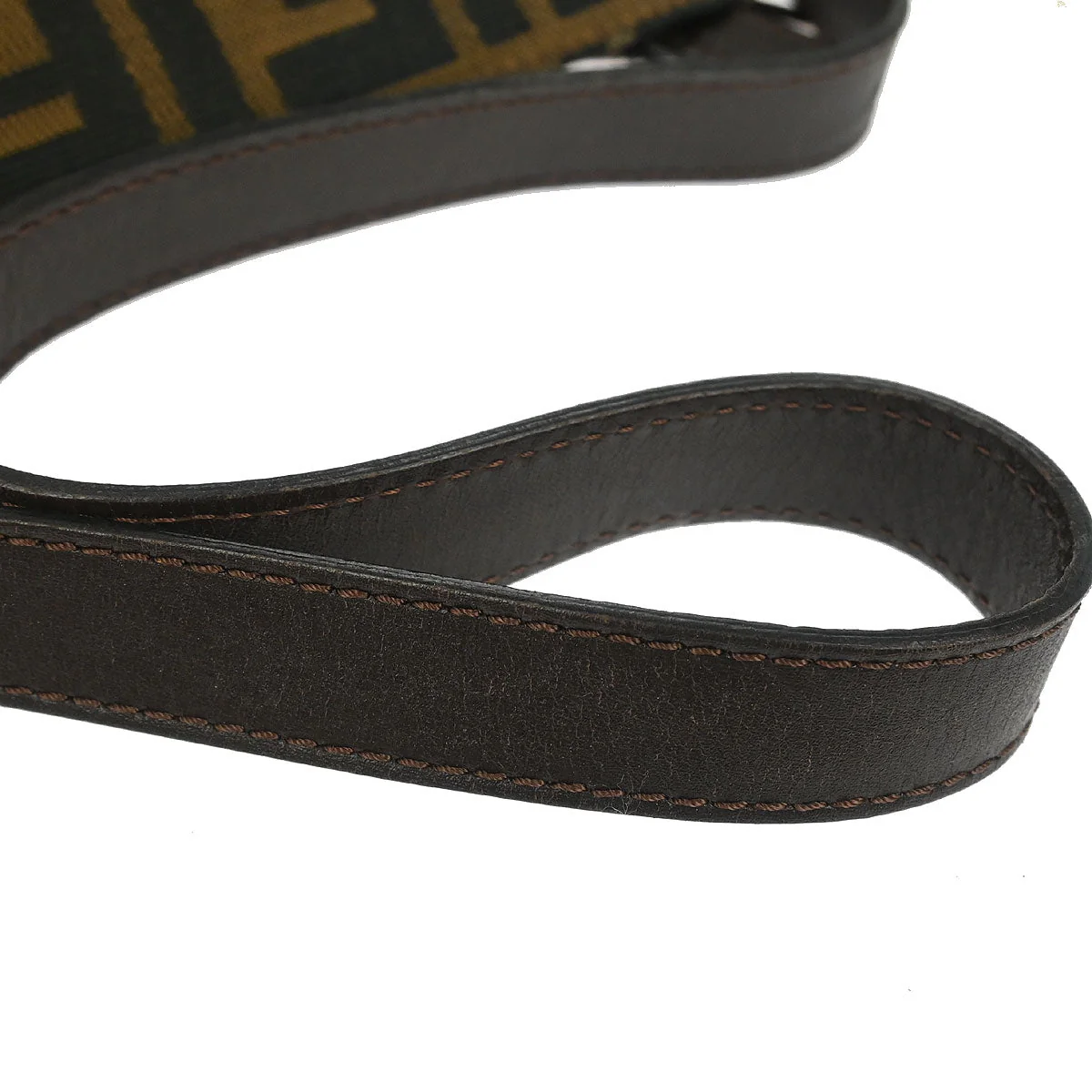 Fendi Brown Canvas Zucca Handbag - Image 5