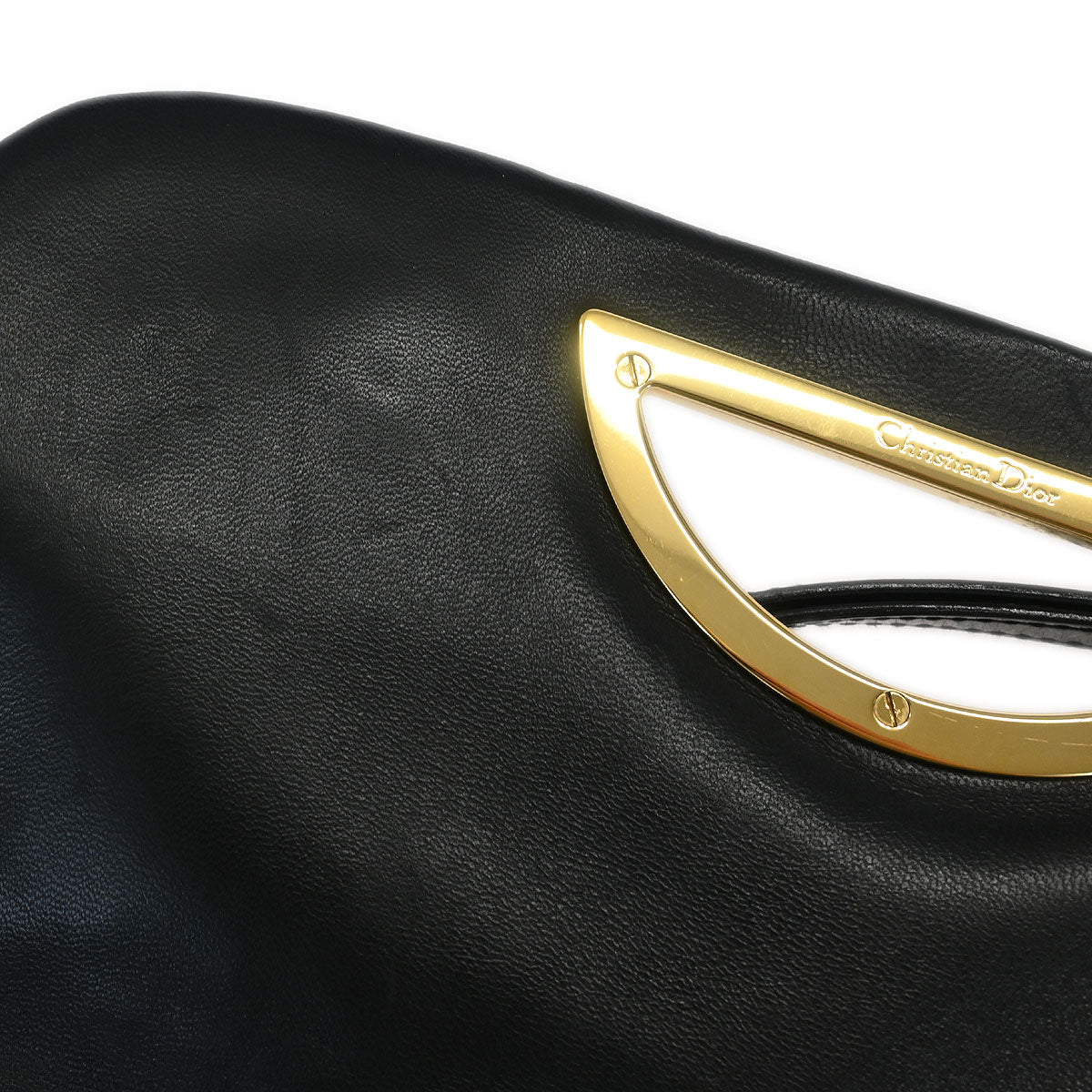 Christian Dior Black Lambskin Cannage Malice Handbag - Image 9