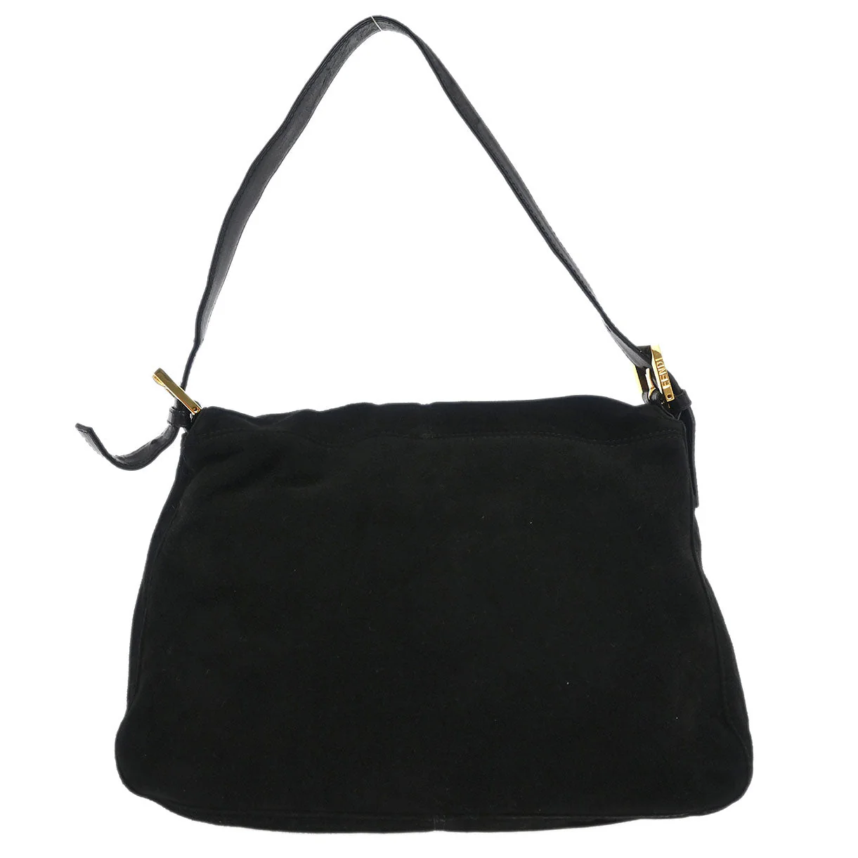 Fendi Black Suede Mamma Baguette Handbag - Image 2