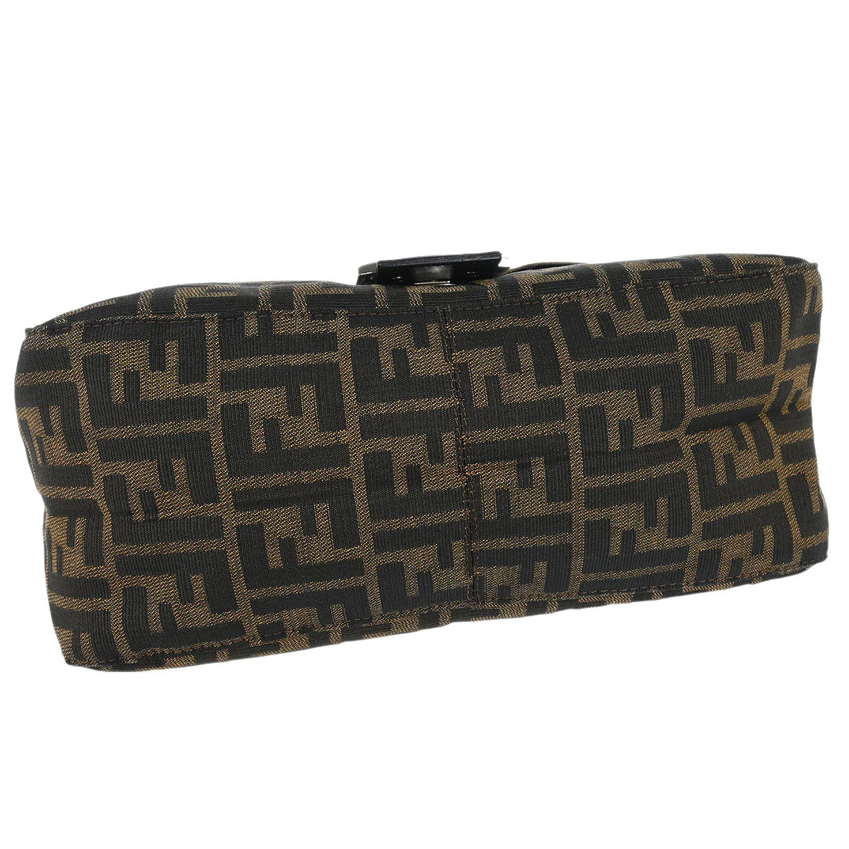 Fendi Brown Canvas Zucca Mamma Baguette Handbag - Image 3