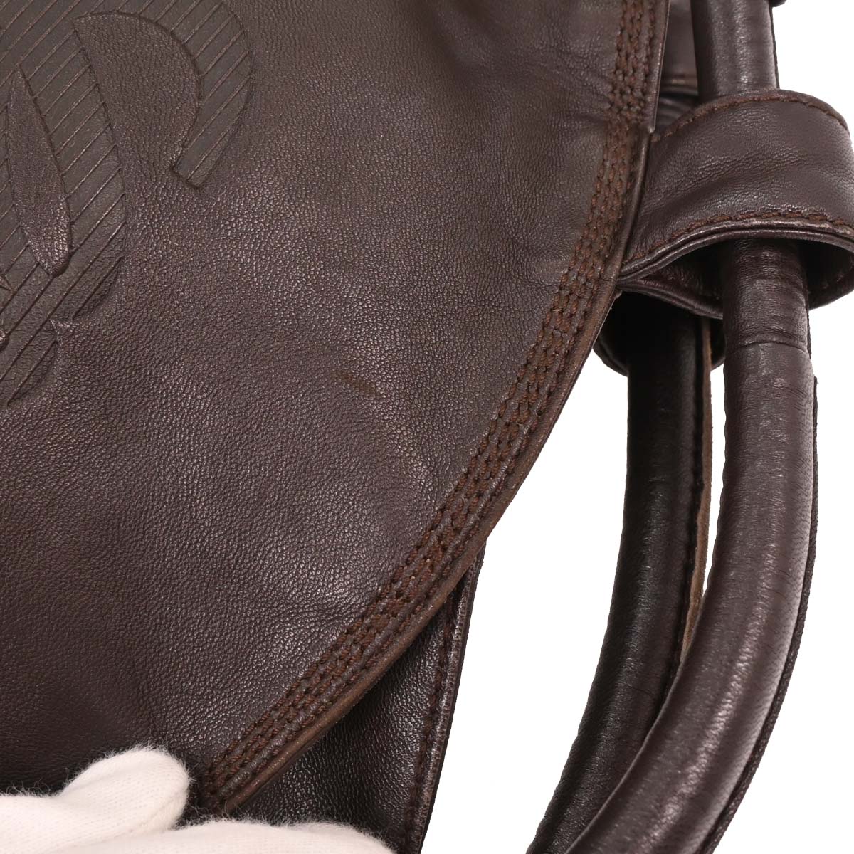 Loewe Brown Lambskin Nappa Aire Tote Bag - Image 3