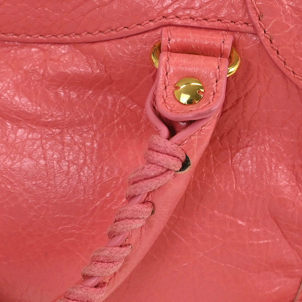 Balenciaga Pink Mini City 2way Shoulder Handbag - Image 5