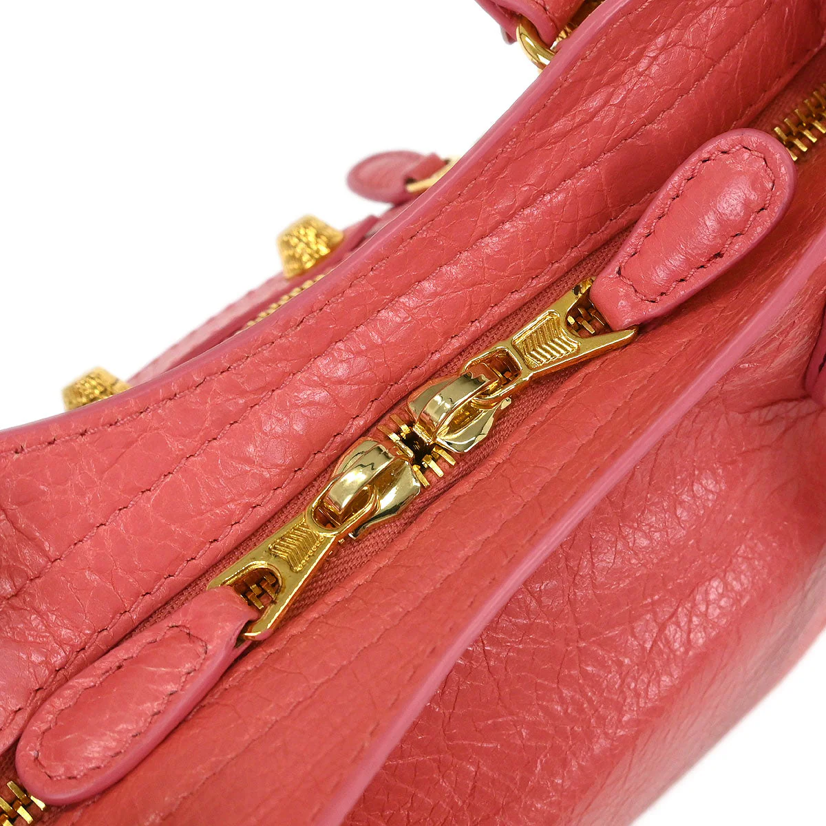 Balenciaga Pink Mini City 2way Shoulder Handbag - Image 6