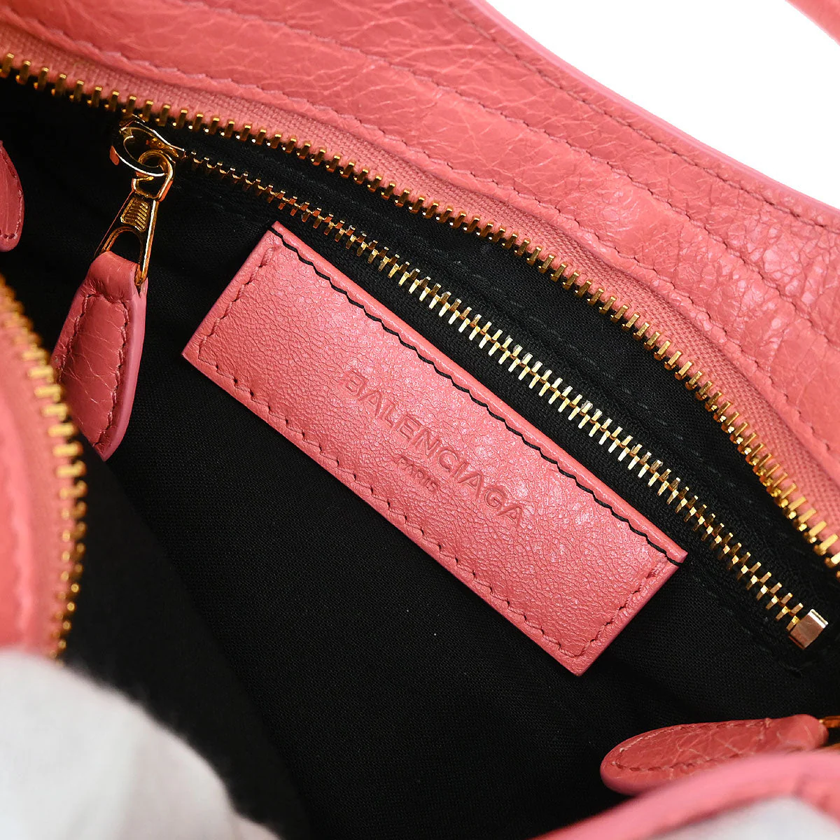 Balenciaga Pink Mini City 2way Shoulder Handbag - Image 8