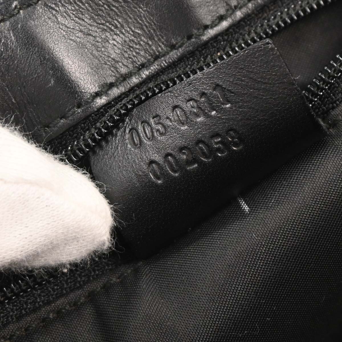 Gucci Black Bamboo GG Handbag - Image 10