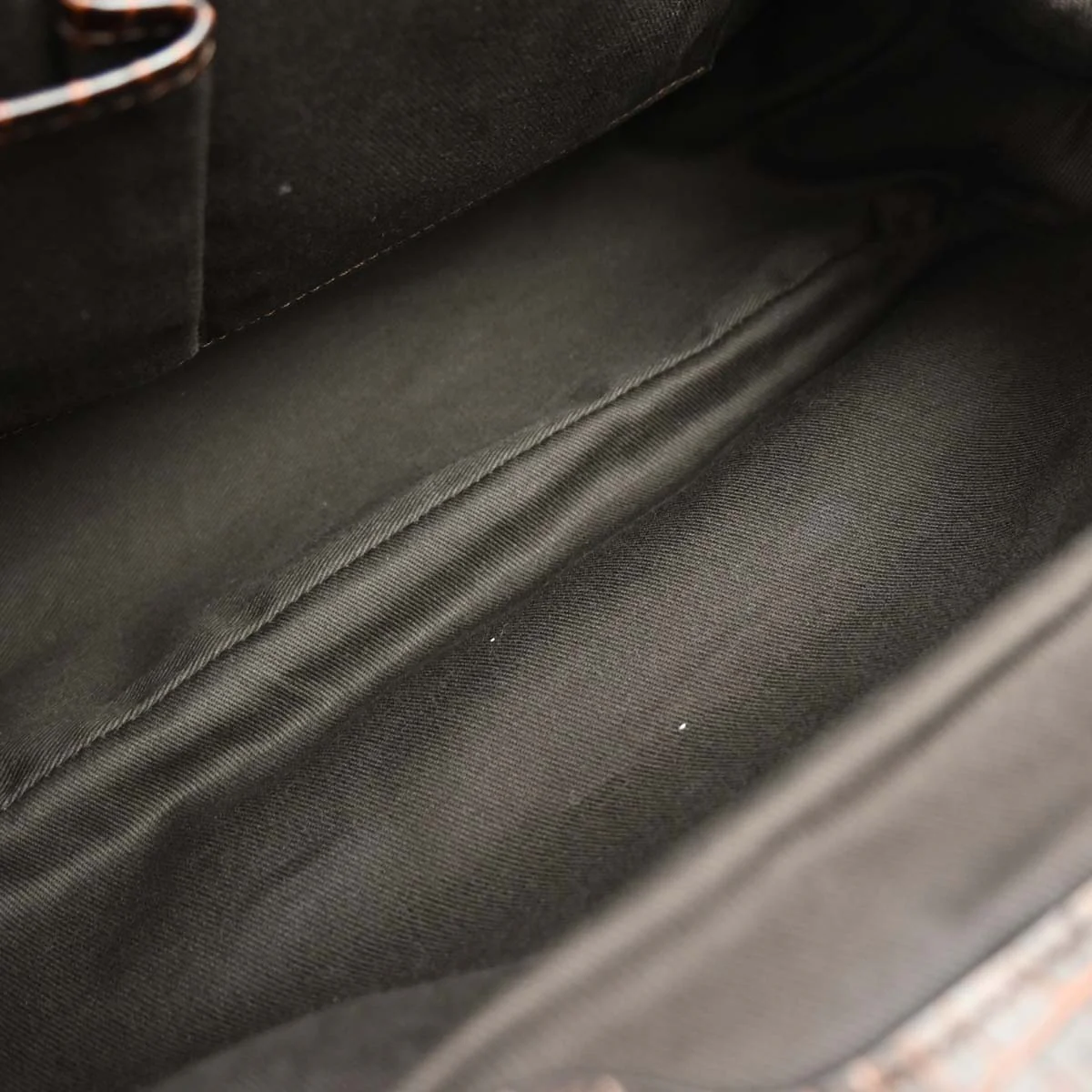 Celine * Brown Canvas Macadam Handbag - Image 9