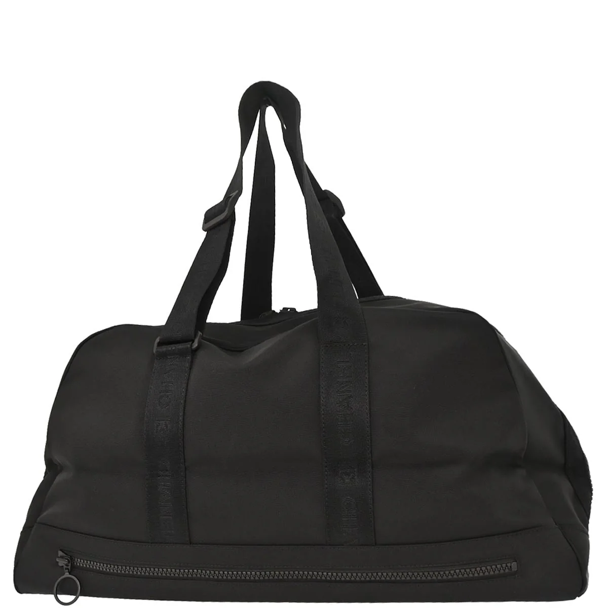 Chanel 2002-2003 Black Nylon Sport Line Duffle Gym Handbag - Image 2