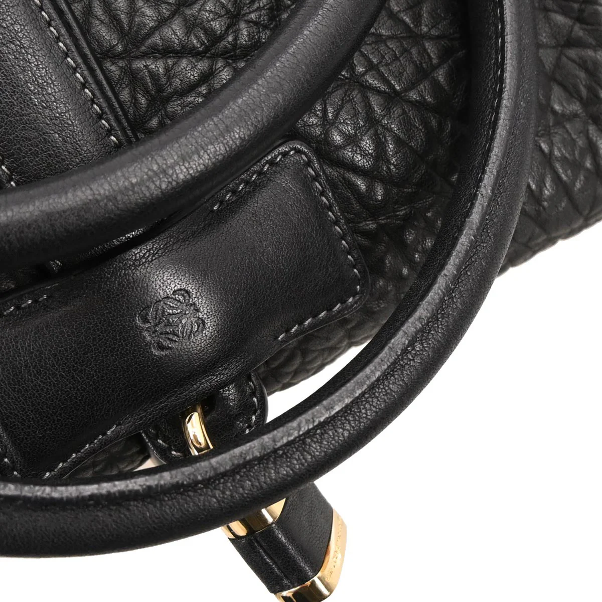Loewe Black Leather Handbag - Image 6