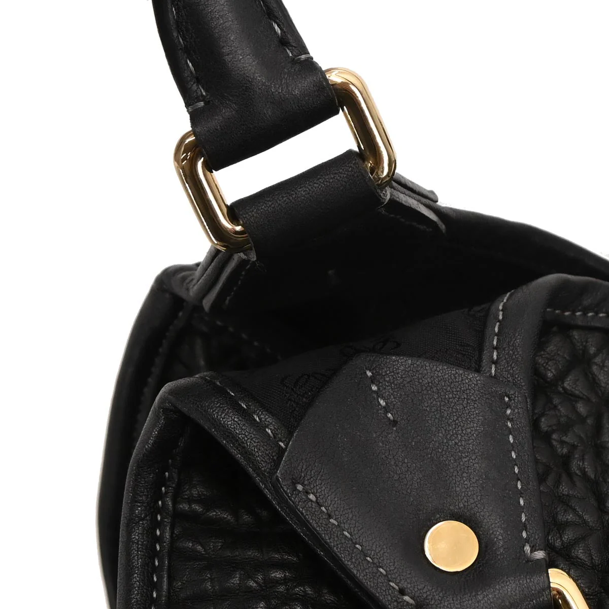 Loewe Black Leather Handbag - Image 7