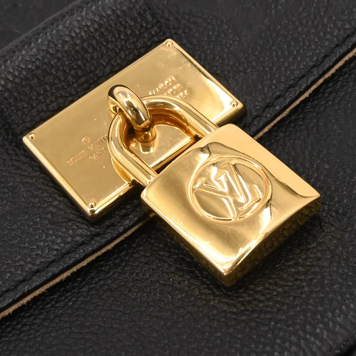 Louis Vuitton 2019 Black Monogram Empreinte Marignan Handbag M44544 - Image 6