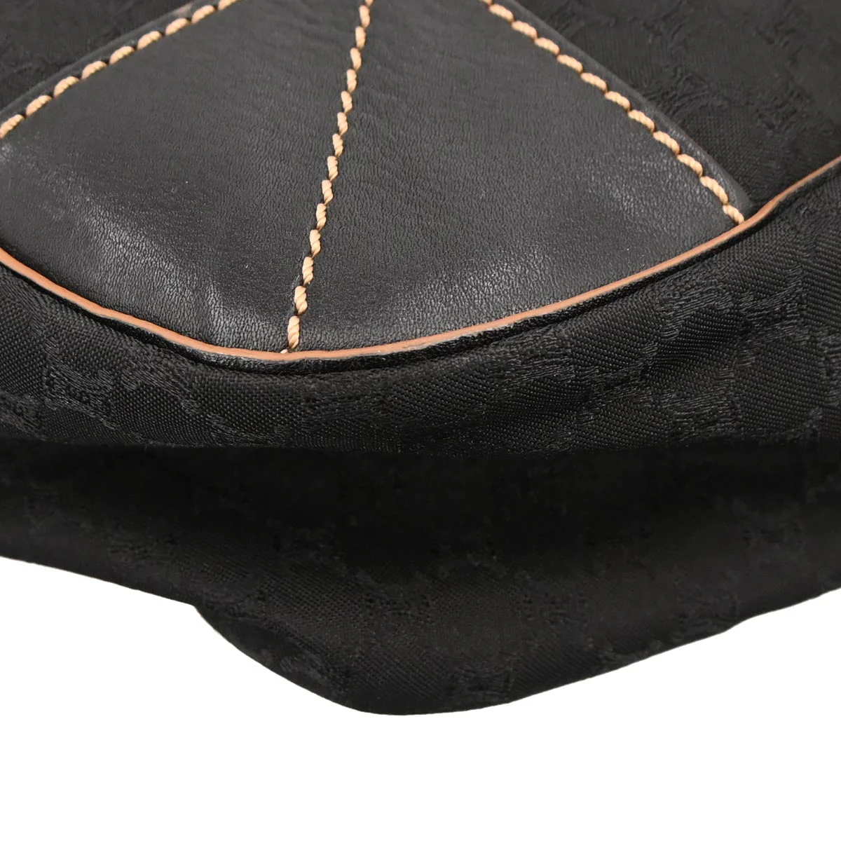 Celine * Black Canvas Macadam Tote Handbag - Image 4