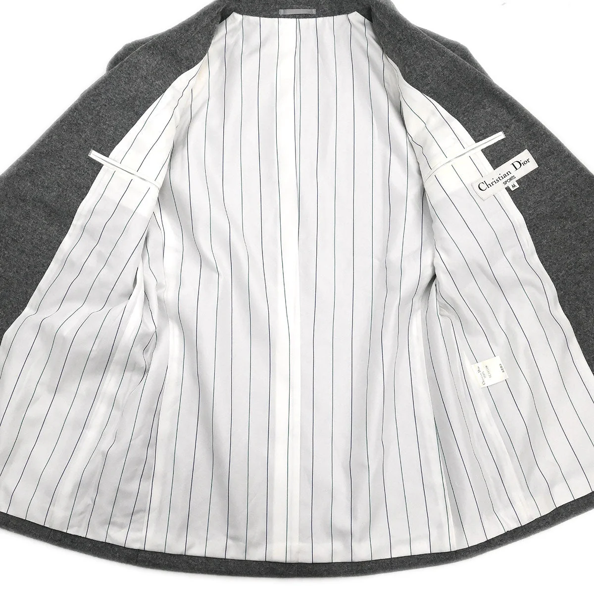 Christian Dior Single Breasted Jacket Gray #M - Image 6