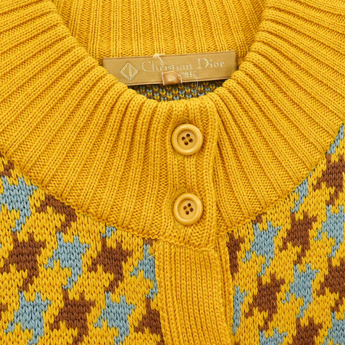 Christian Dior Cardigan Yellow #M - Image 3