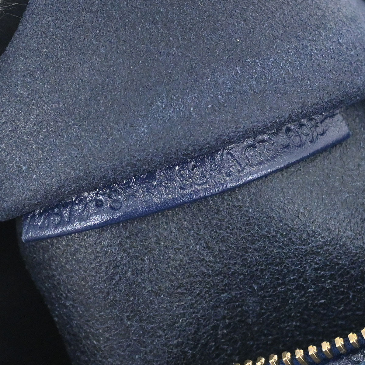 Fendi Navy Hobo Handbag - Image 9