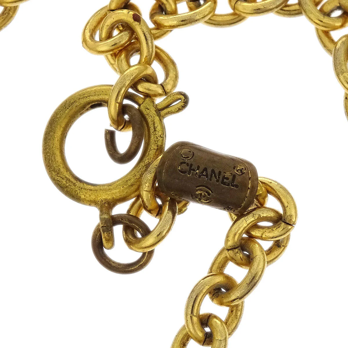 Chanel CC Charm Gold Chain Necklace - Image 4