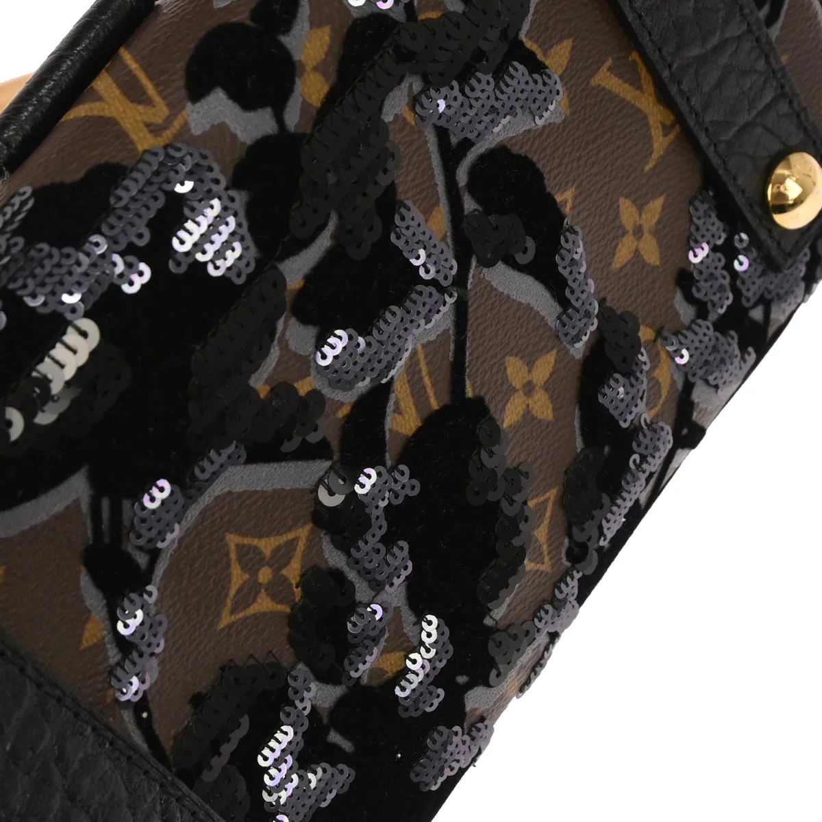 Louis Vuitton Monogram Fleur de Jais Carrousel Handbag M40434 - Image 4