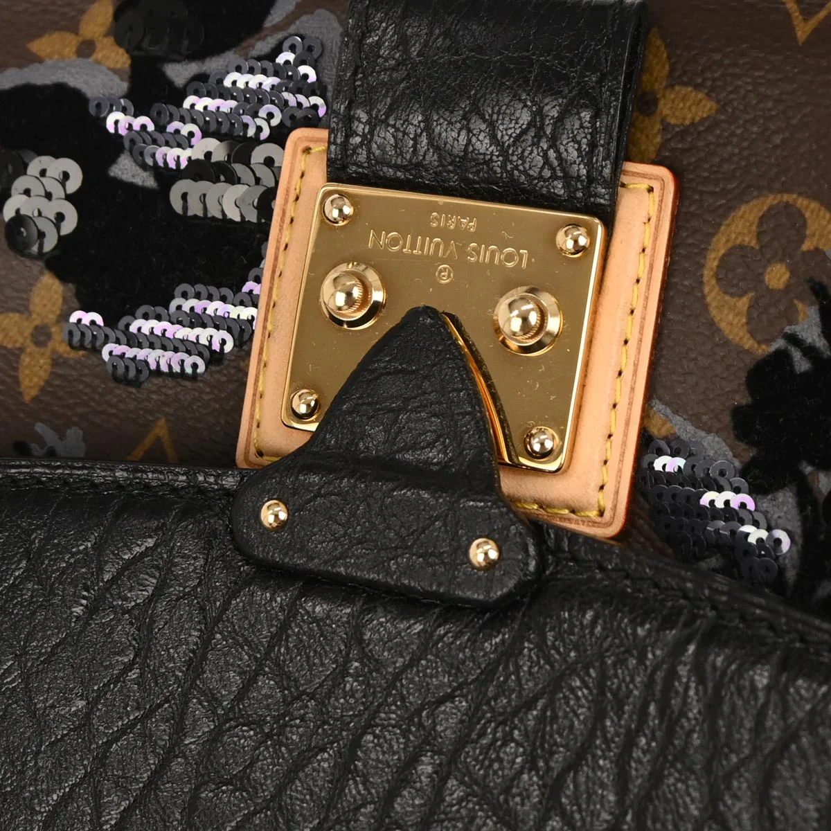 Louis Vuitton Monogram Fleur de Jais Carrousel Handbag M40434 - Image 5