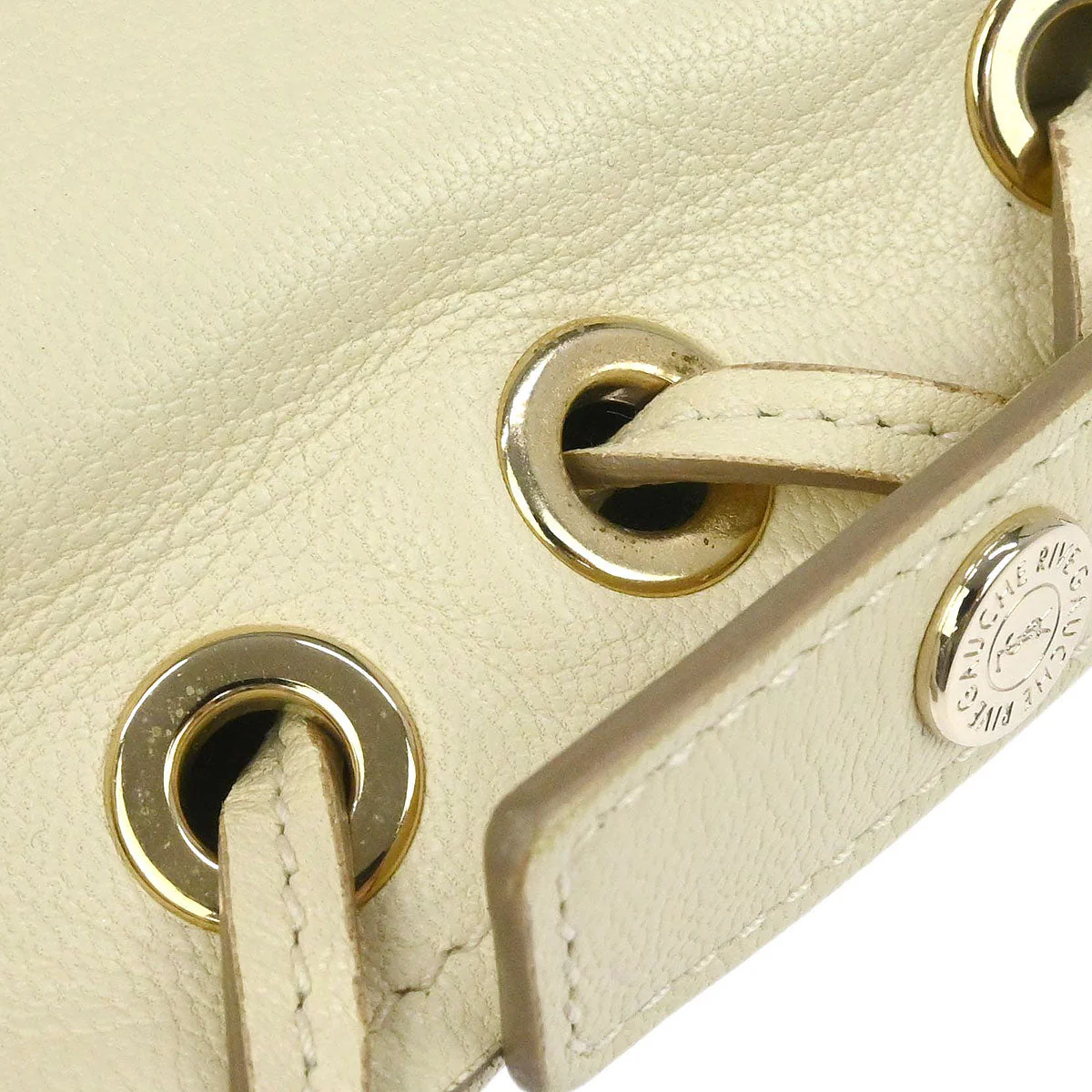 Yves Saint Laurent Ivory Large Mombasa Handbag - Image 6