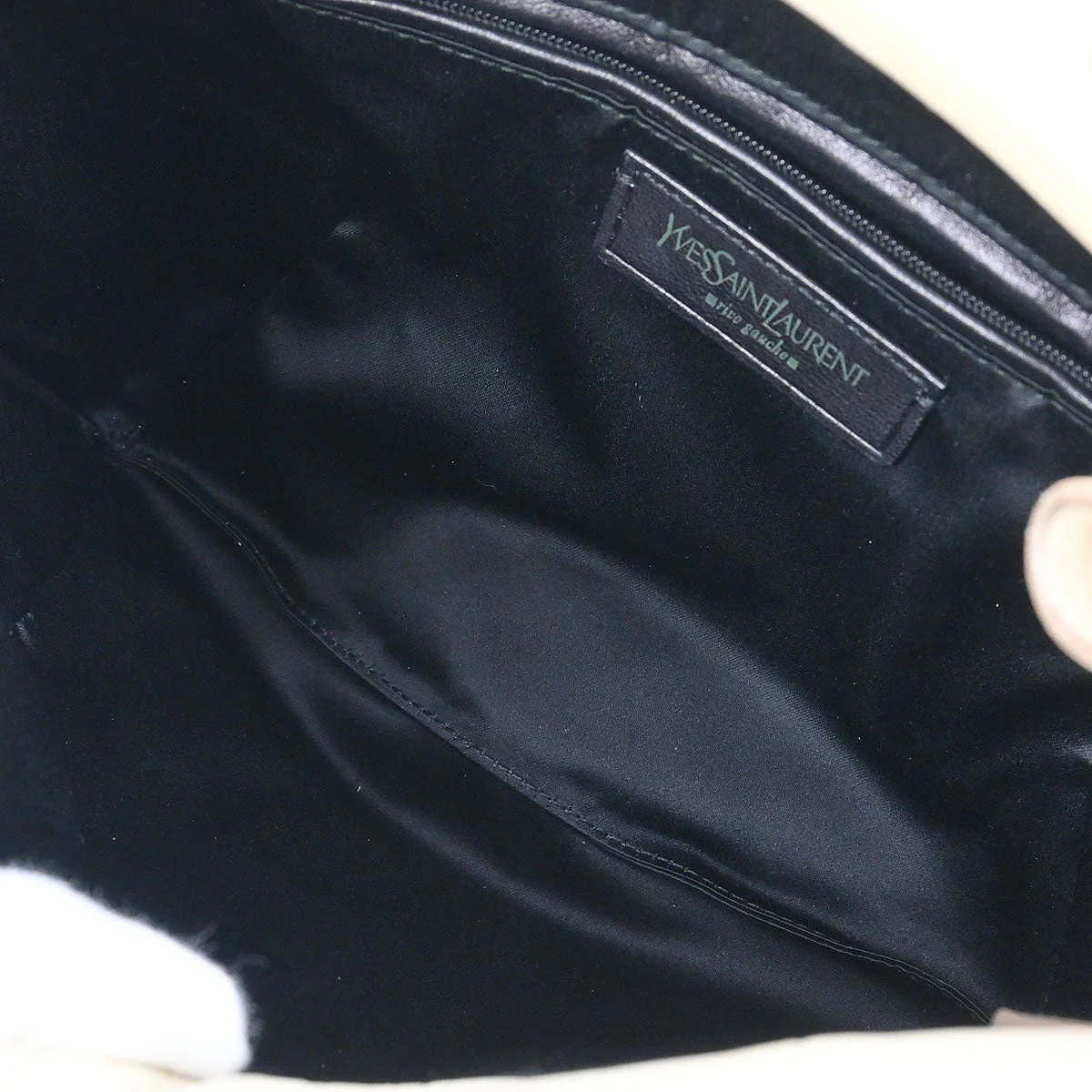 Yves Saint Laurent Ivory Large Mombasa Handbag - Image 8