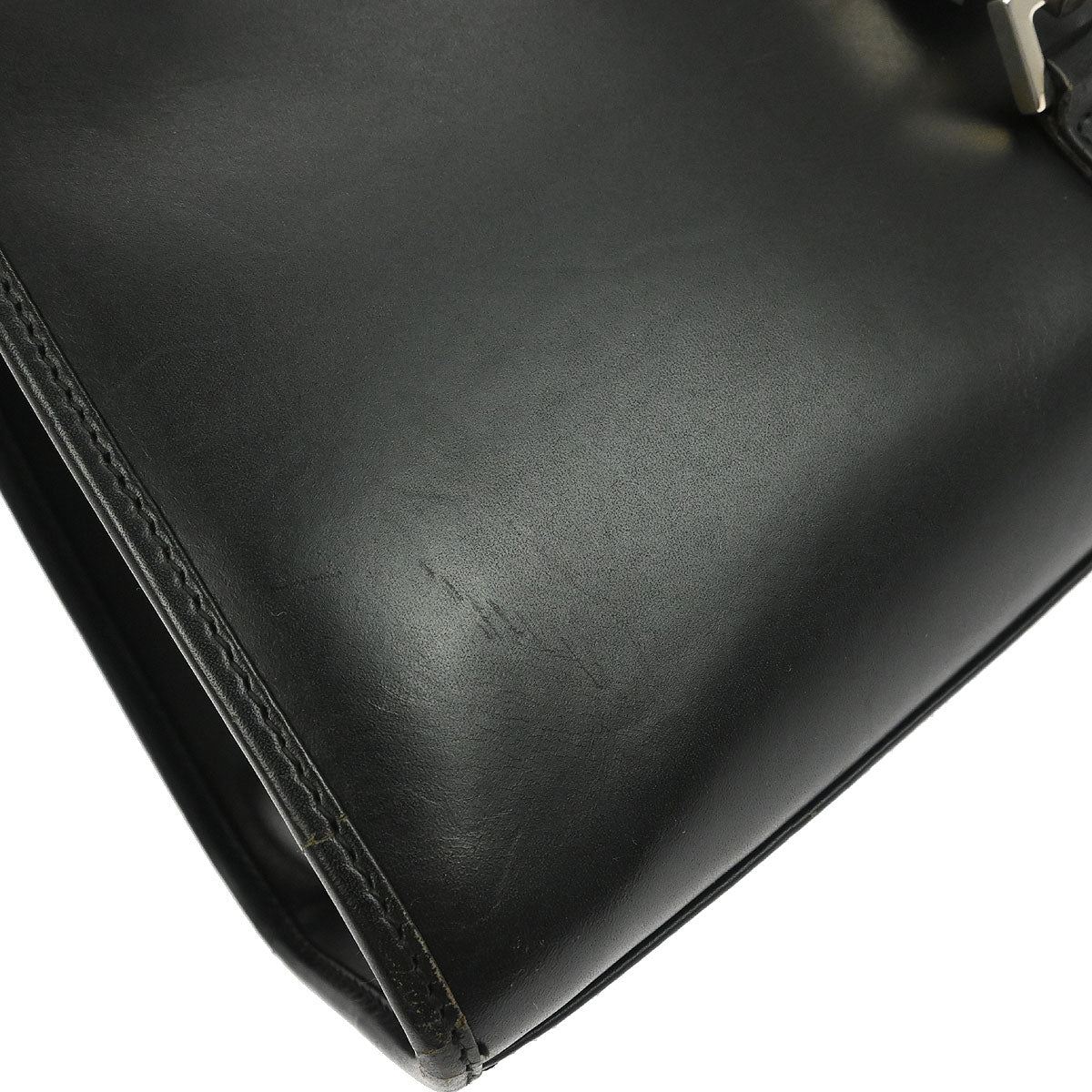 Gucci Black Leather Jackie Handbag - Image 7