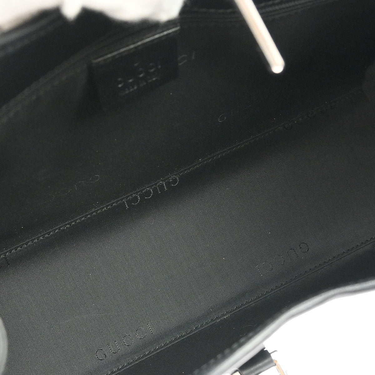 Gucci Black Leather Jackie Handbag - Image 8