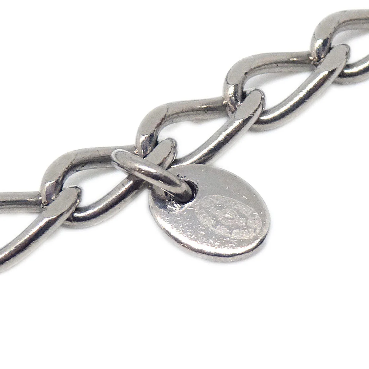 Chanel Cube Record Chain Belt Silver 04S - Image 3