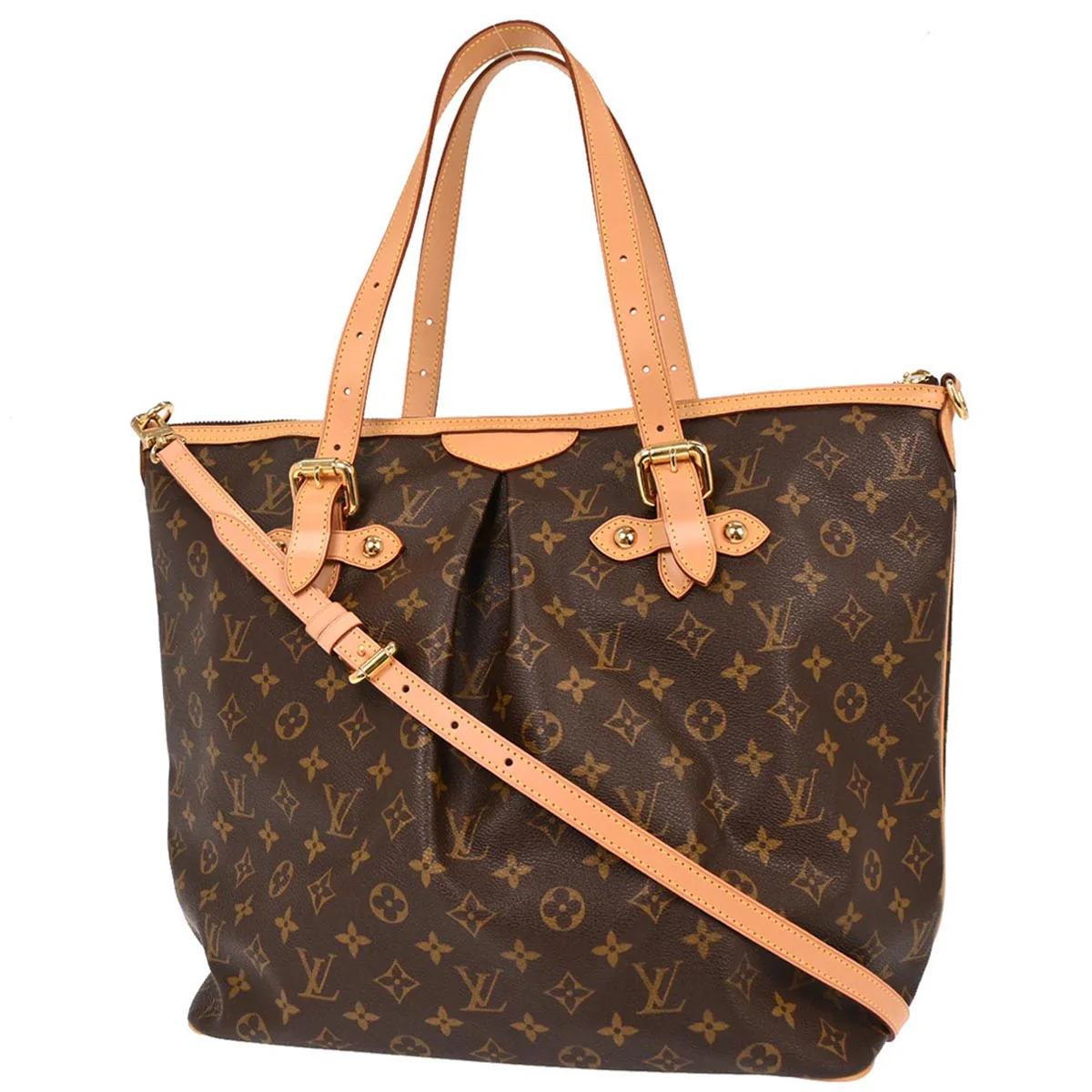 Louis Vuitton 2010 Monogram Palermo GM 2way Shoulder Tote Bag M40146 - Image 2