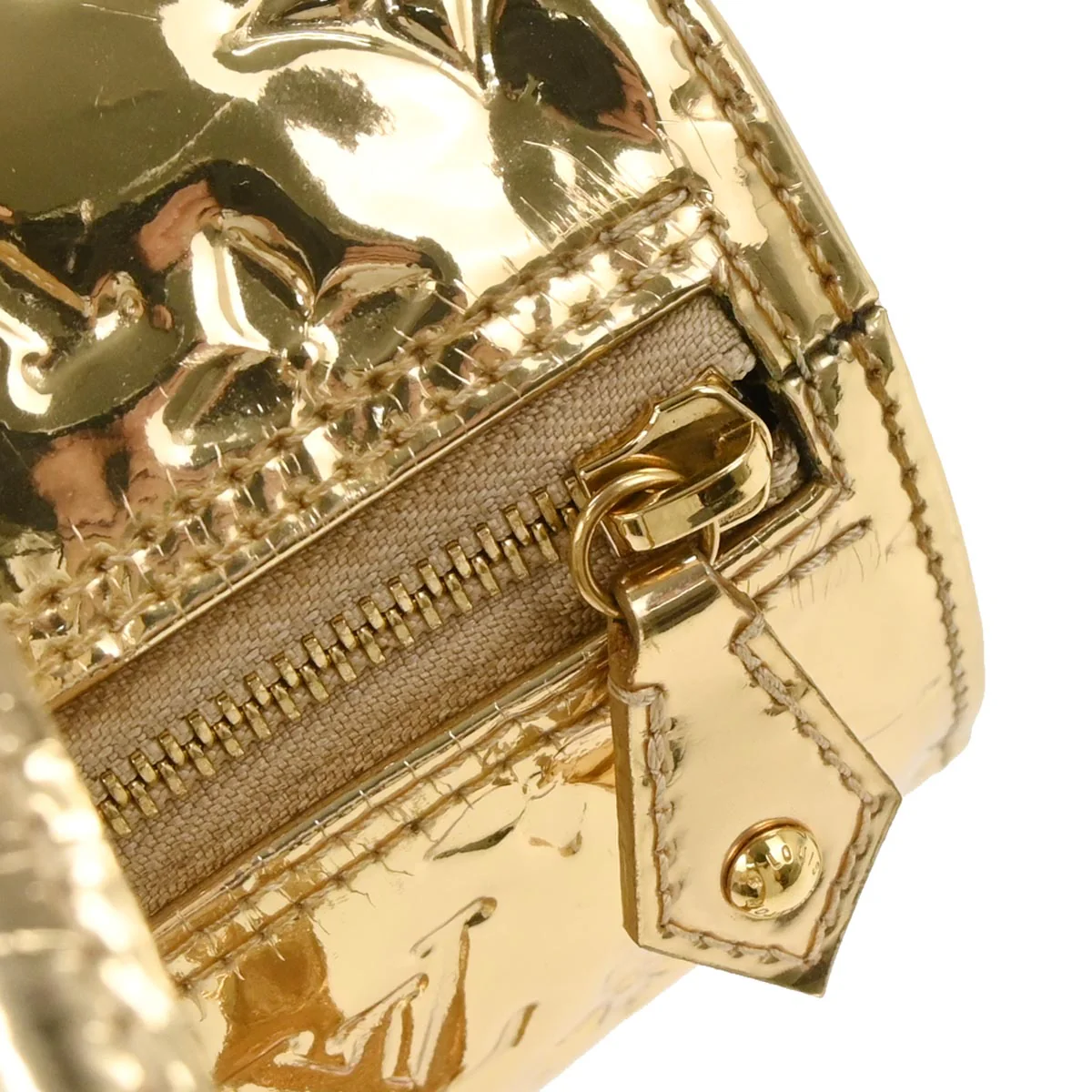 Louis Vuitton Gold Monogram Miroir Papillon Handbag M95270 - Image 4