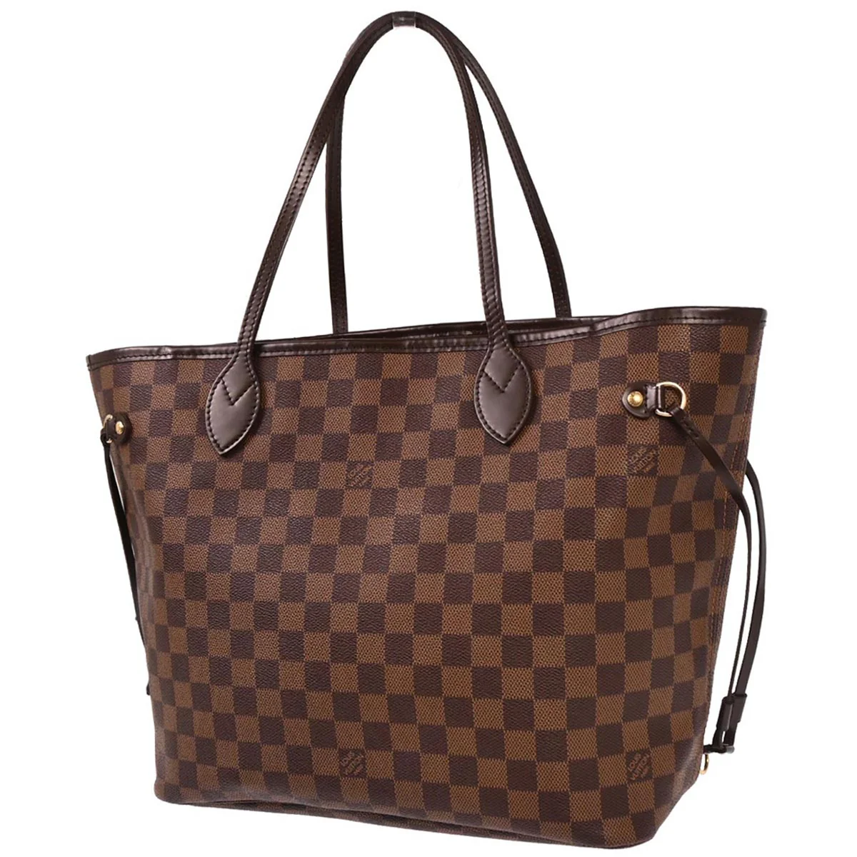 Louis Vuitton Damier Neverfull MM Shoulder Tote Bag N51105 - Image 2