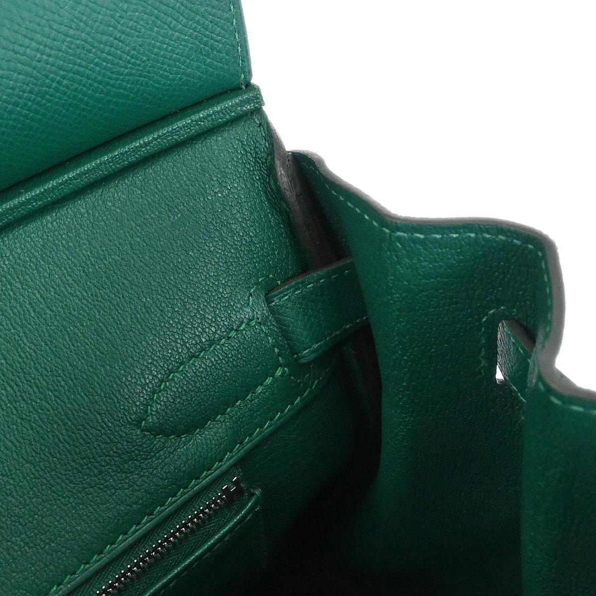 Hermes Malachite Epsom Birkin 30 Handbag - Image 9