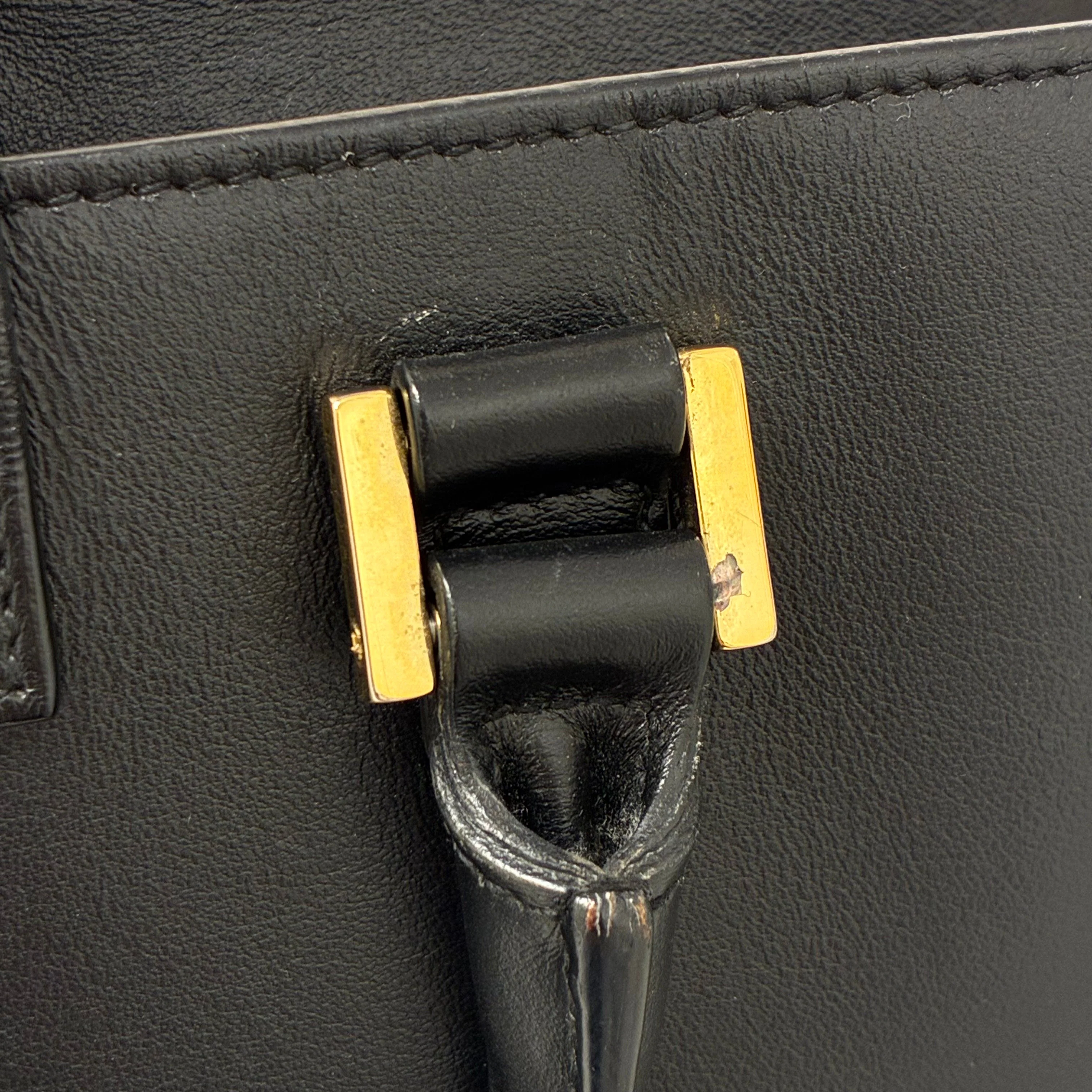 Saint Laurent Black Baby Cabas 2way Handbag - Image 11