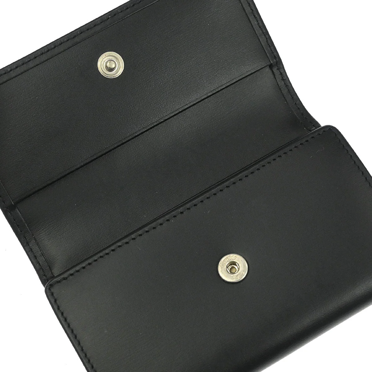 Cartier Key Case Black Leather Small Good - Image 4
