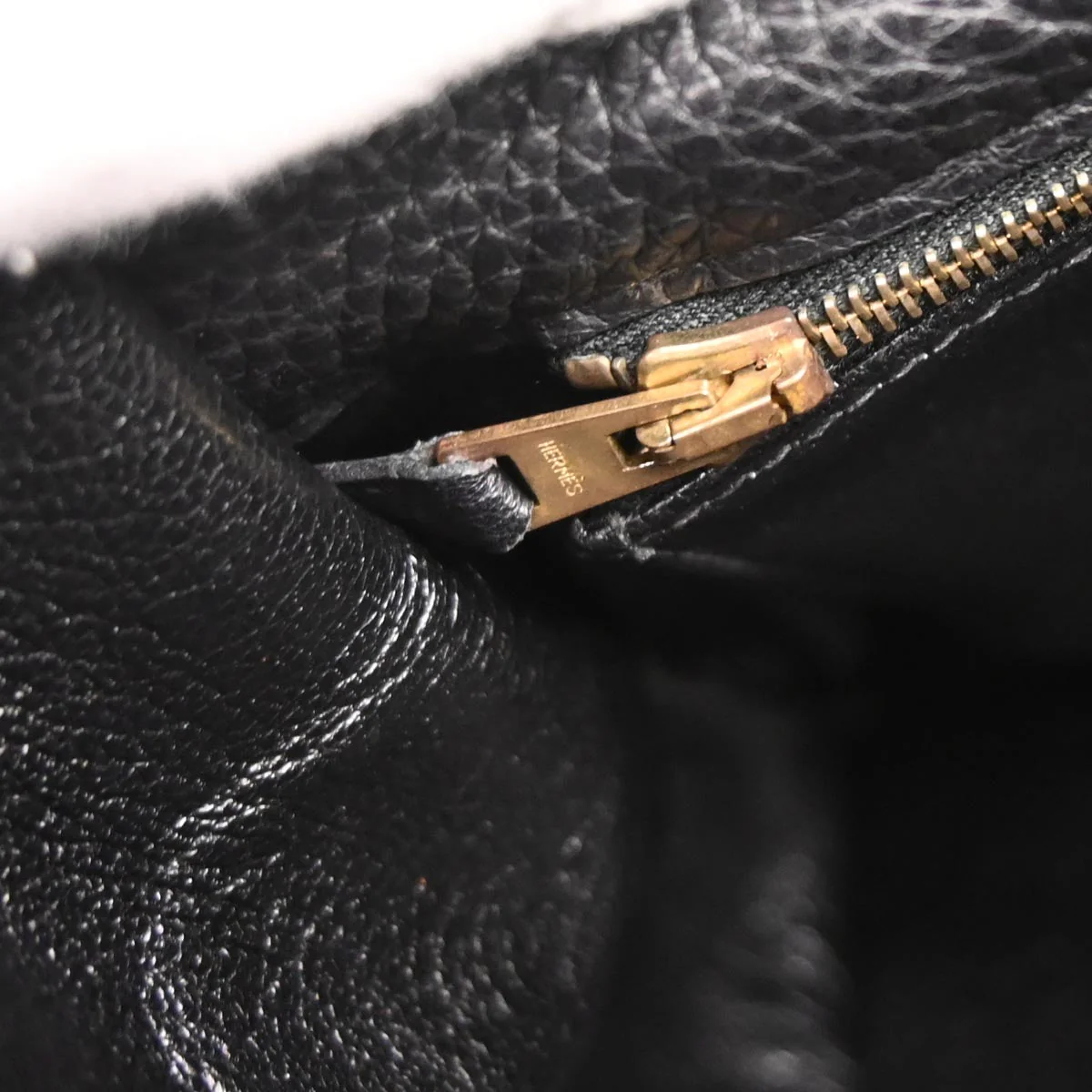 Hermes Black Togo Kelly 35 Retourne 2way Shoulder Handbag - Image 9