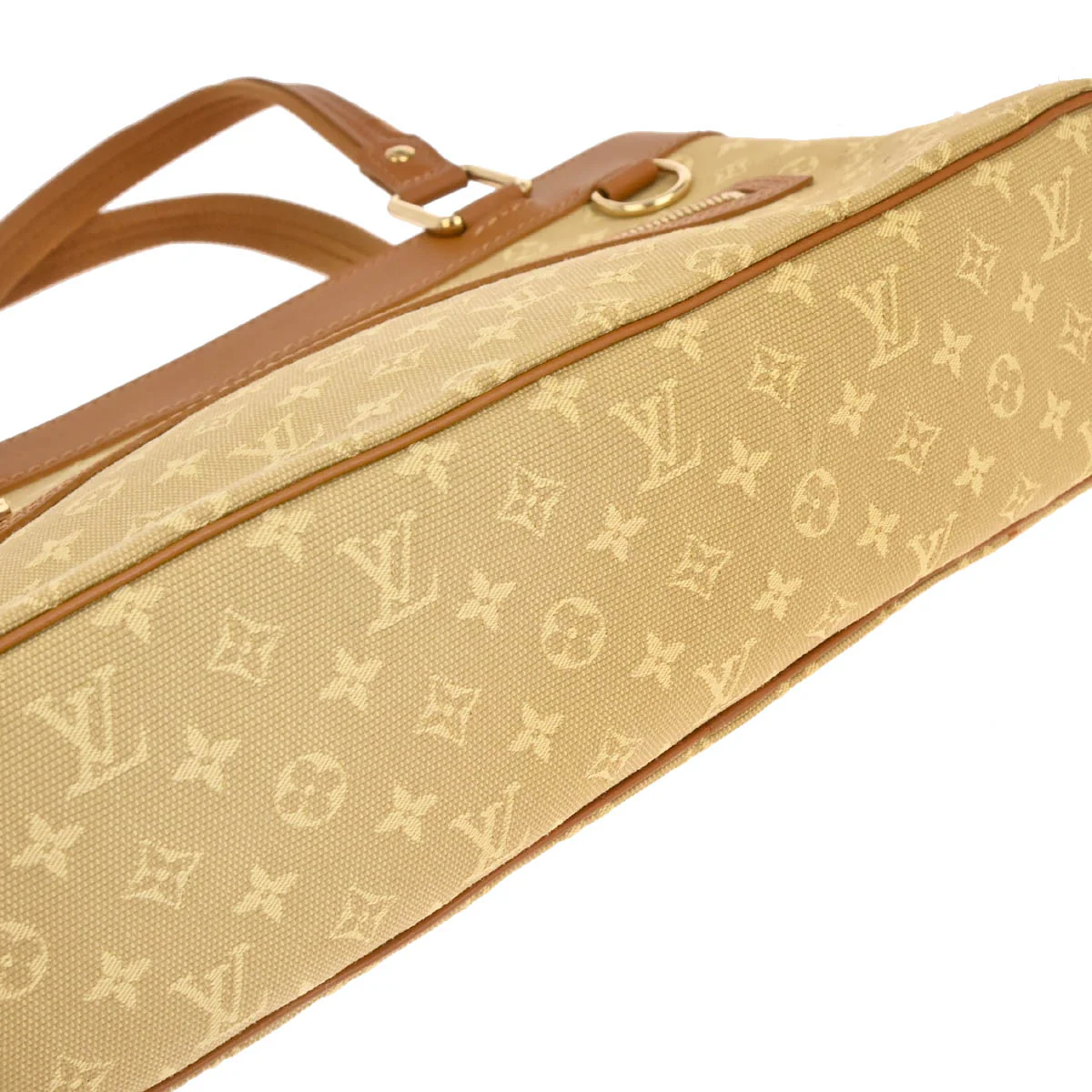 Louis Vuitton 2004 Beige Monogram Mini Lin Lucille PM Handbag - Image 6