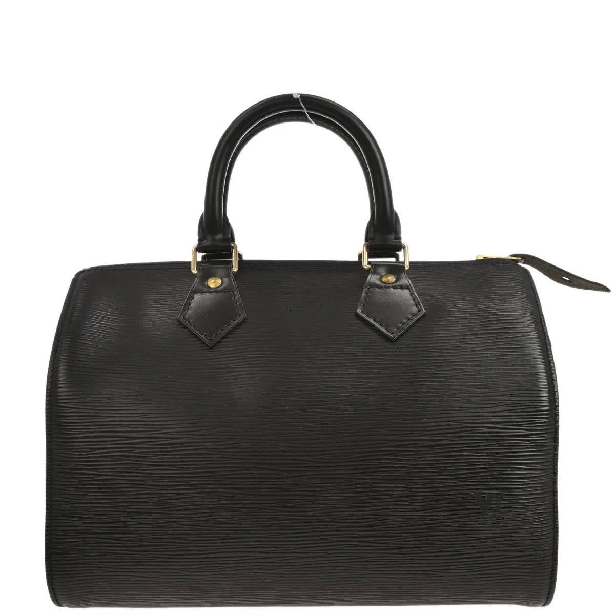 Louis Vuitton Black Epi Speedy 25 Handbag M43012