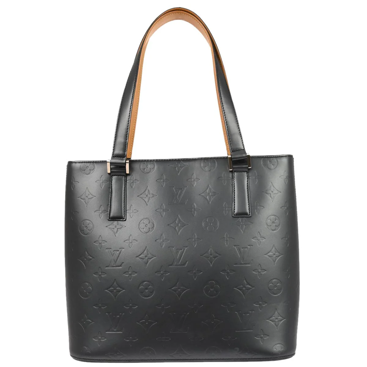 Louis Vuitton 2003 Blue Monogram Mat Stockton Tote Bag M55115