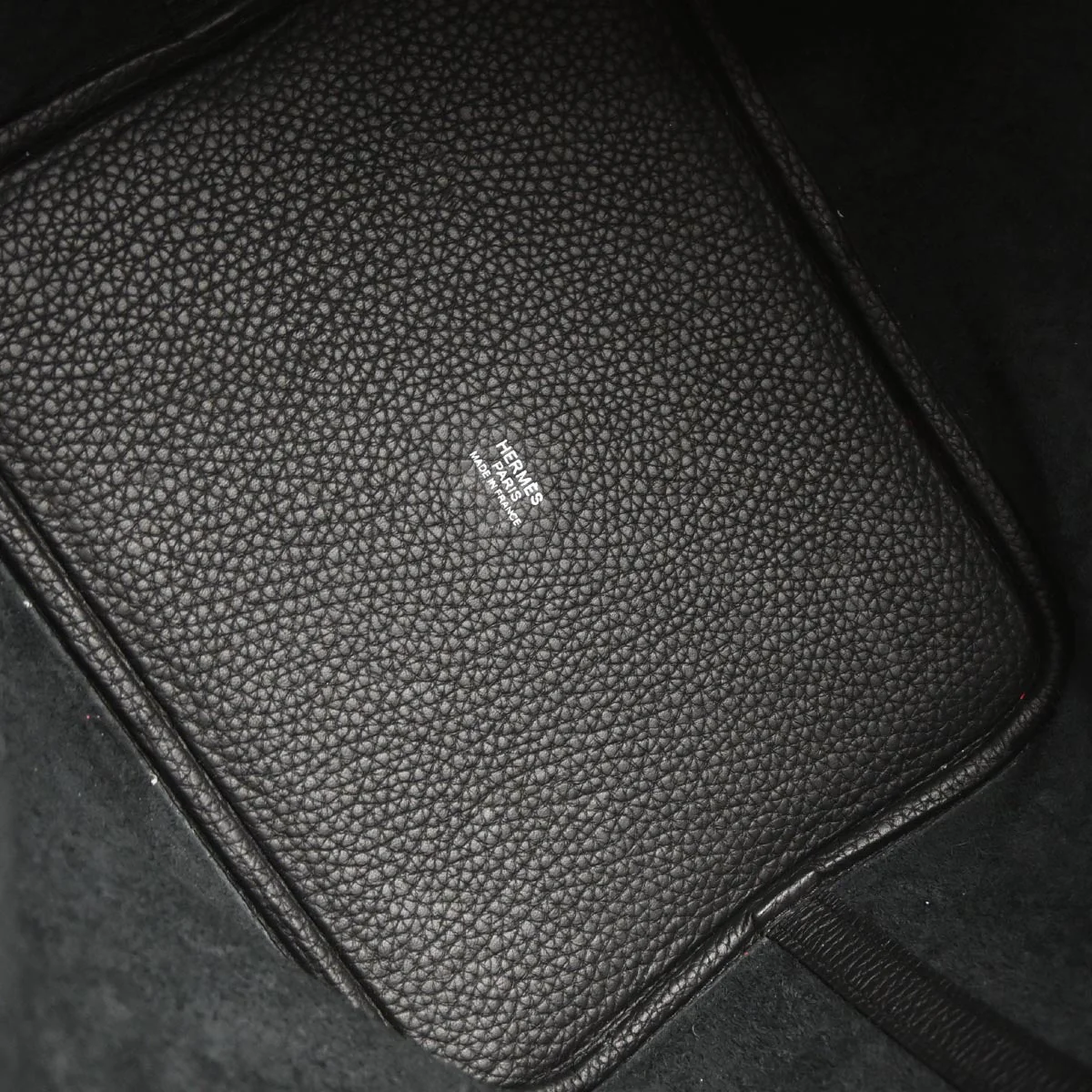 Hermes Black Taurillon Clemence Picotin Lock 22 MM Handbag - Image 8