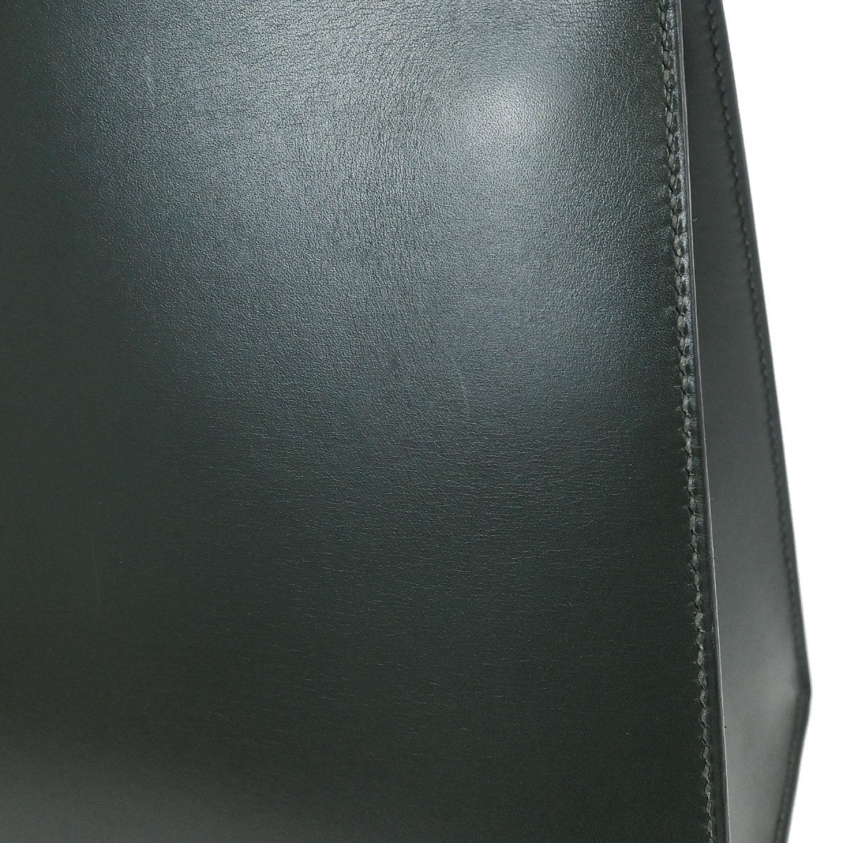Hermes Vert Fonce Box Calf Kelly 32 Sellier 2way Shoulder Handbag - Image 5
