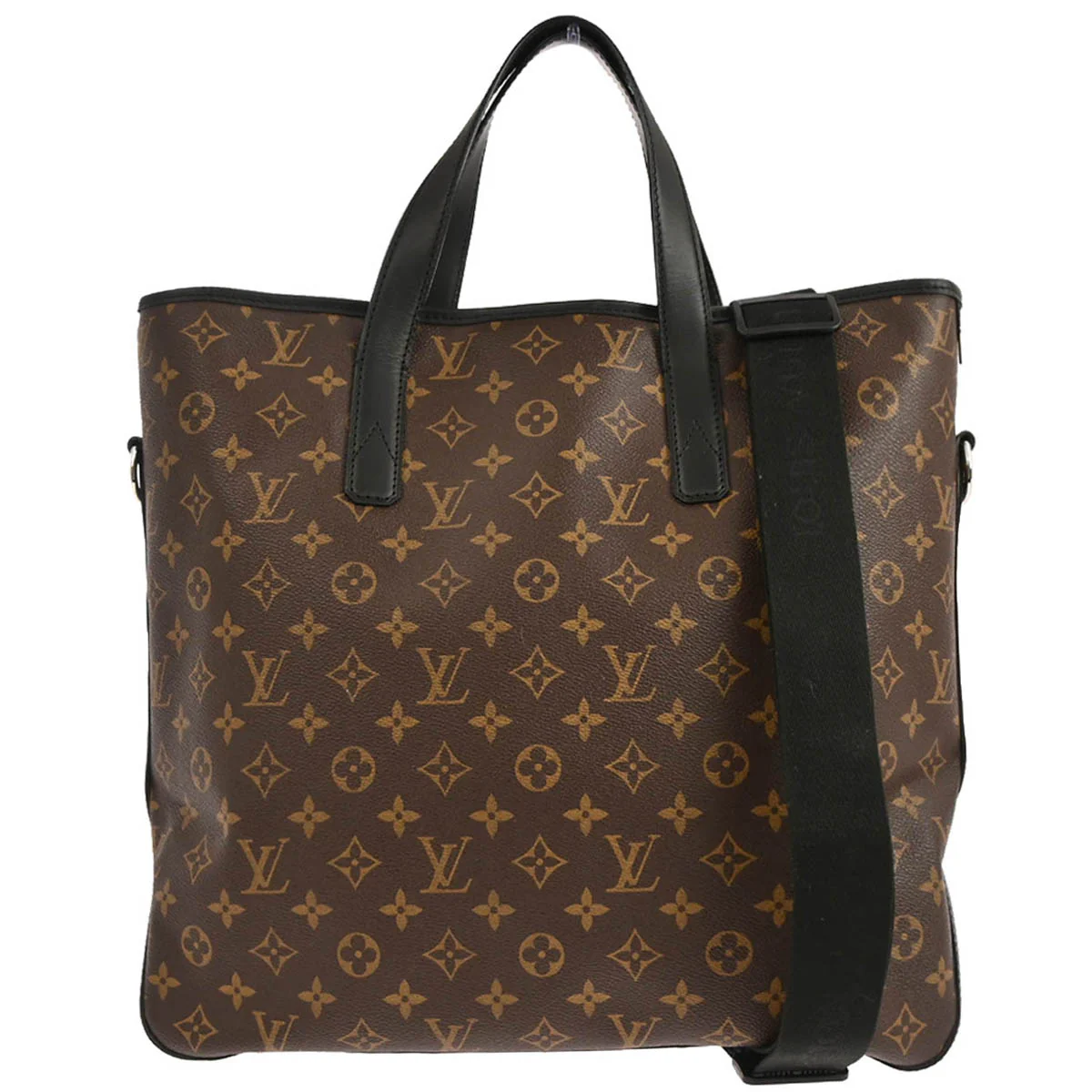Louis Vuitton 2012 Monogram Macassar Davis Tote Shoulder Handbag M56708