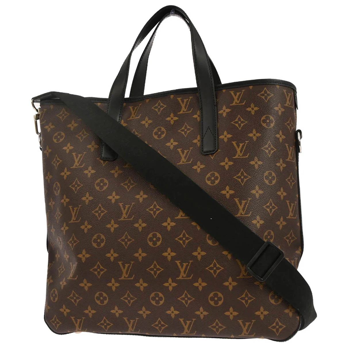 Louis Vuitton 2012 Monogram Macassar Davis Tote Shoulder Handbag M56708 - Image 2