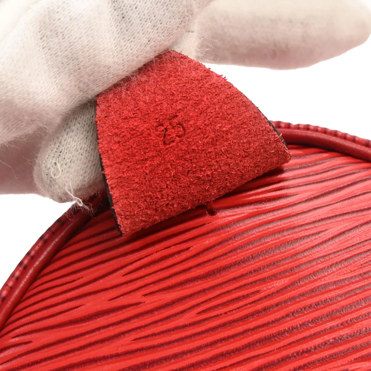 Louis Vuitton 1994 Red Epi Speedy 25 Handbag M43017 - Image 8